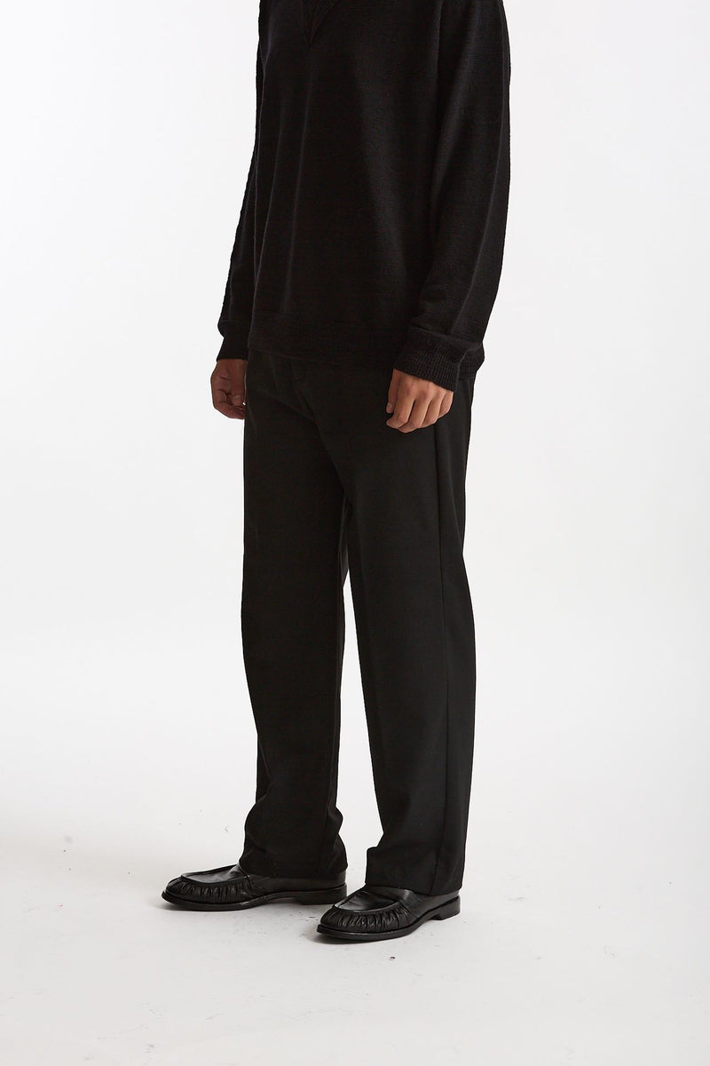 Pantalone gamba ampia nero uomo Marsēm - 4