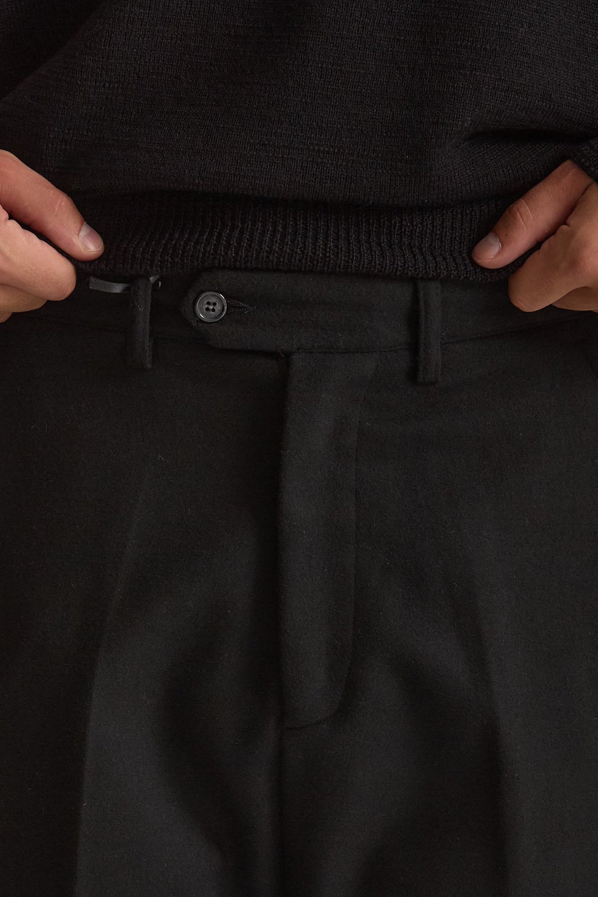 Pantalone gamba ampia nero uomo Marsēm - 6