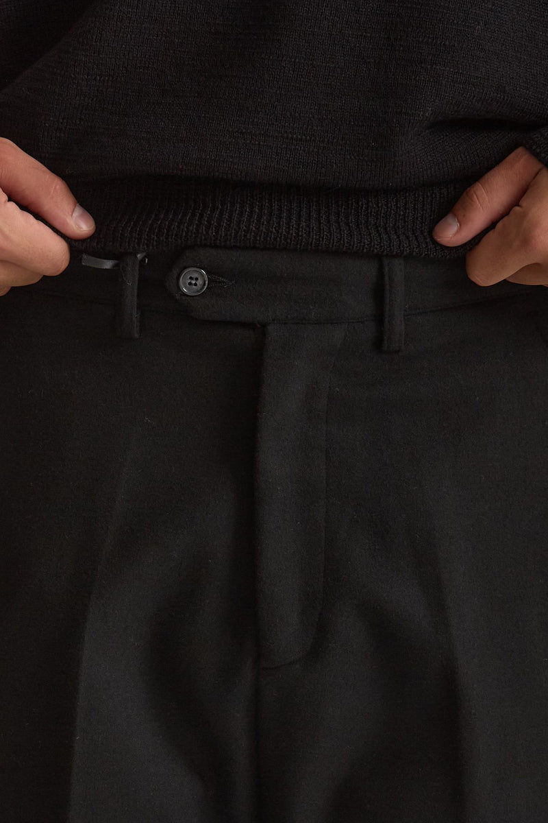 Pantalone gamba ampia nero uomo Marsēm - 6