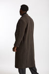 Cappotto doppiopetto spigato marrone uomo Marsēm - 3