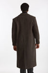 Cappotto doppiopetto spigato marrone uomo Marsēm - 4