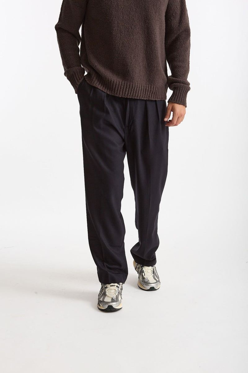 Pantalone KAY BAGGY in lana stretch uomo Nine in the morning - 1