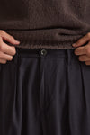 Pantalone KAY BAGGY in lana stretch uomo Nine in the morning - 5