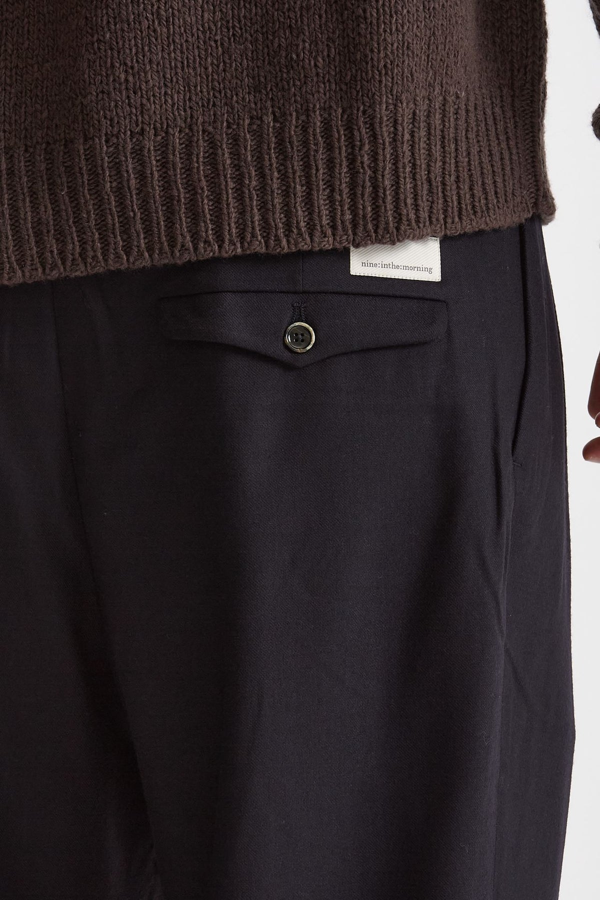 Pantalone KAY BAGGY in lana stretch uomo Nine in the morning - 7