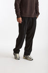 Pantalone KAY BAGGY in lana stretch nero uomo Nine in the morning - 1