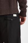 Pantalone KAY BAGGY in lana stretch nero uomo Nine in the morning - 7