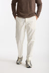 Pantalone GIOVE in cotone stretch bianco uomo Nine in the morning - 2