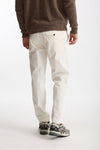 Pantalone GIOVE in cotone stretch bianco uomo Nine in the morning - 3