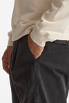 Pantalone GIULIO CARROT in cotone fermo antracite uomo Nine in the morning - 5