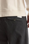 Pantalone GIULIO CARROT in cotone fermo antracite uomo Nine in the morning - 6