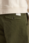 Pantalone GIULIO CARROT in cotone fermo verde uomo Nine in the morning - 6