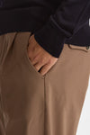Pantalone FOLD 2 in lana stretch cammello uomo Nine in the morning - 4