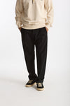 Pantalone FOLD 2 in lana stretch nero uomo Nine in the morning - 1