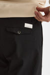 Pantalone FOLD 2 in lana stretch nero uomo Nine in the morning - 7
