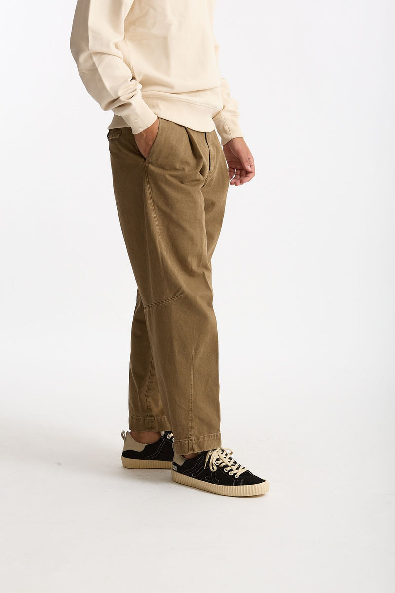 Pantalone GIULIO CARROT in cotone fermo lavato uomo Nine in the morning - 3