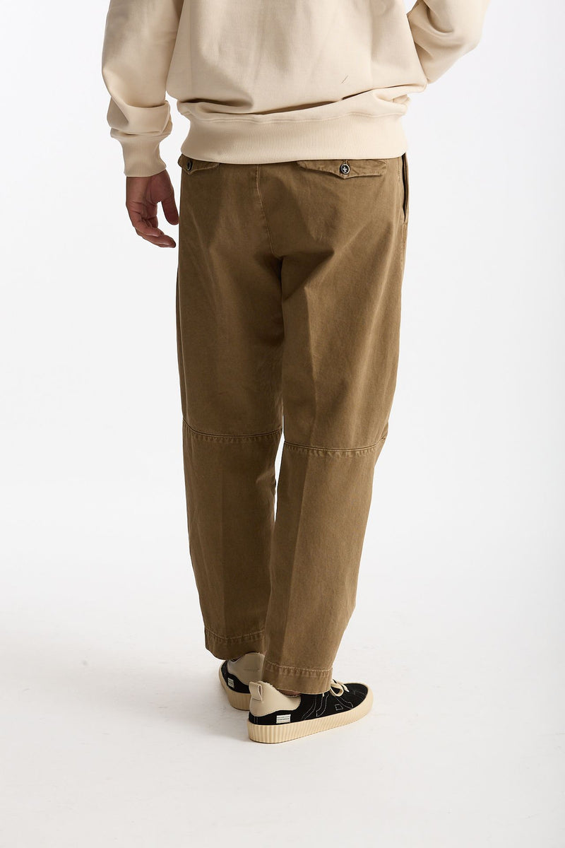 Pantalone GIULIO CARROT in cotone fermo lavato uomo Nine in the morning - 4