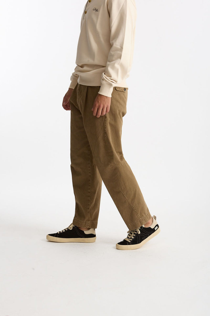 Pantalone GIULIO CARROT in cotone fermo lavato uomo Nine in the morning - 2