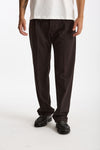 Pantalone FOLD 2 in lana stretch marrone uomo Nine in the morning - 1