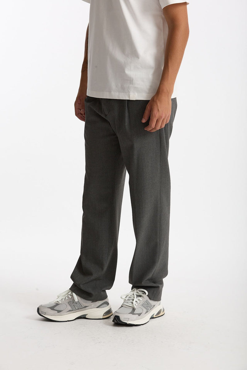 Pantalone FOLD 2 in lana stretch grigio uomo Nine in the morning - 4