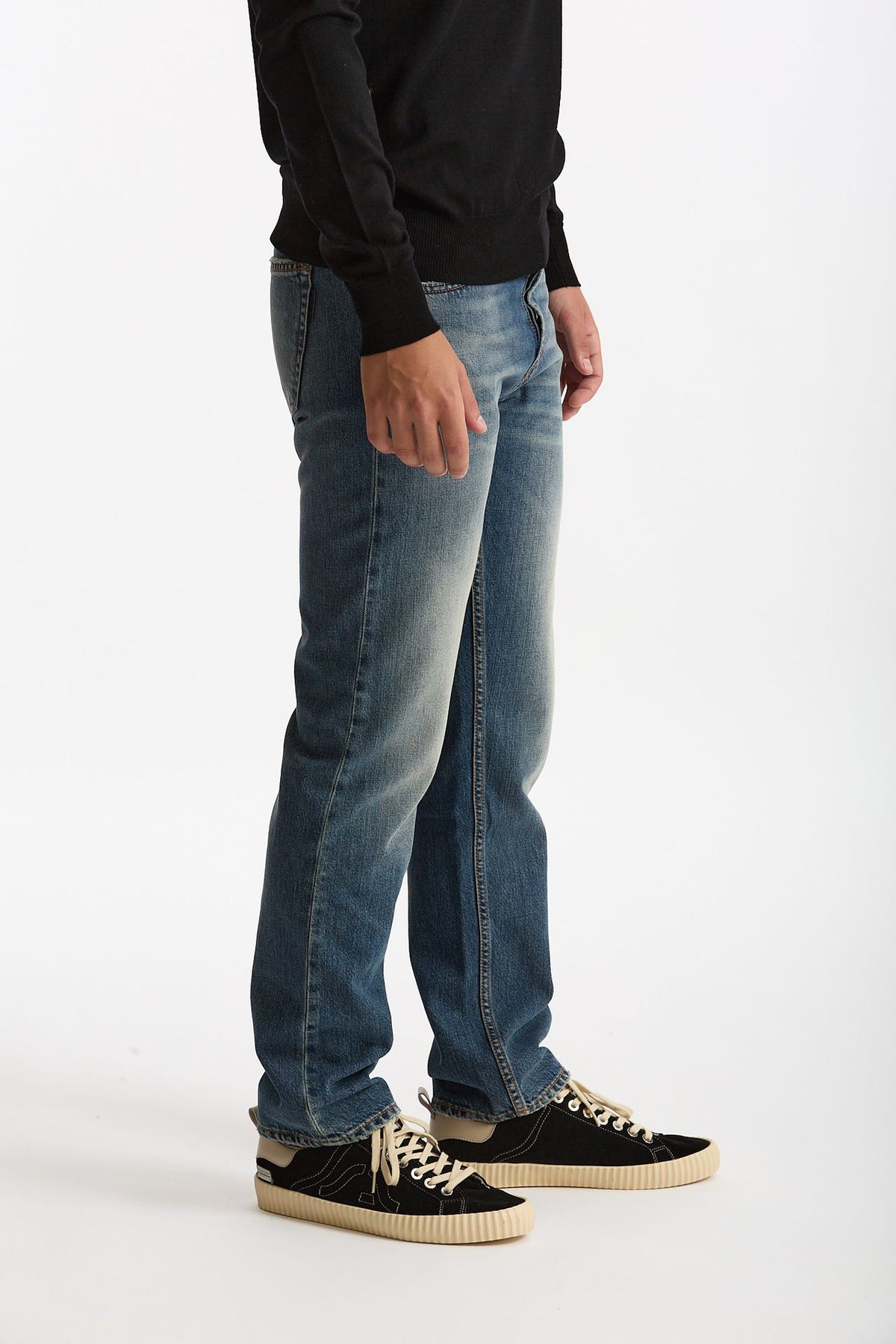 Jeans NUMERI in cotone fermo lavaggio medio uomo Numeri - 2