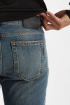 Jeans NUMERI in cotone fermo lavaggio medio uomo Numeri - 7