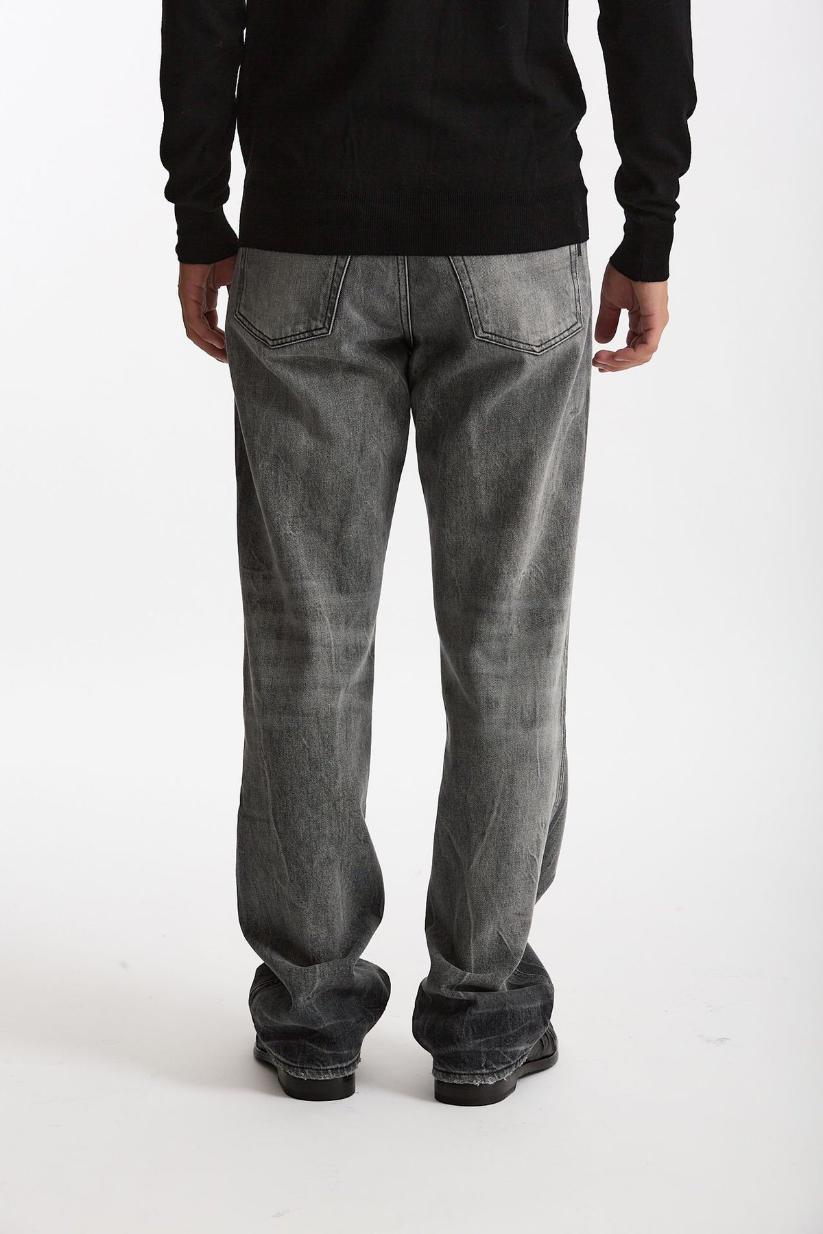 Jeans in cotone fermo grigio uomo Numeri - 3