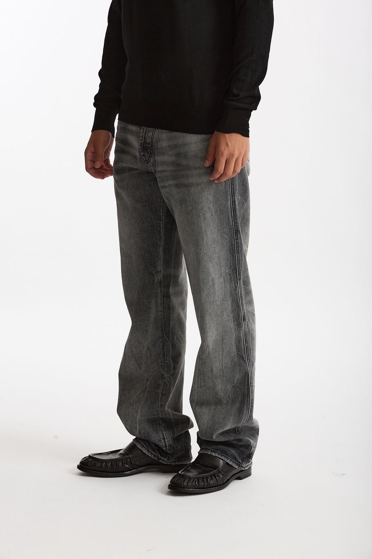 Jeans in cotone fermo grigio uomo Numeri - 4