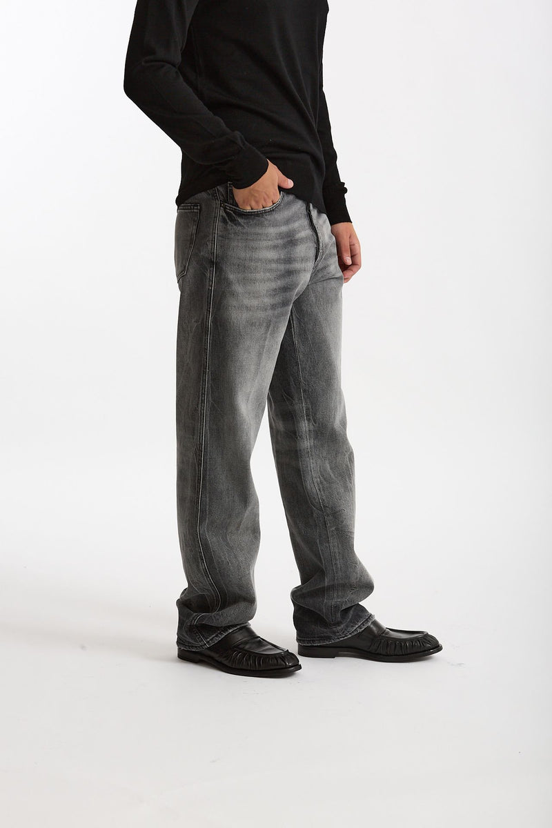 Jeans in cotone fermo grigio uomo Numeri - 5