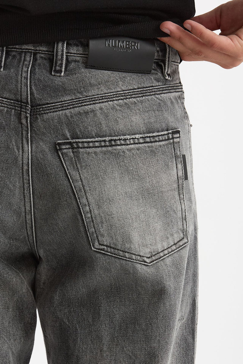 Jeans in cotone fermo grigio uomo Numeri - 7