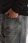 Jeans in cotone fermo grigio uomo Numeri - 8