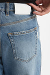 Jeans in cotone fermo lavaggio chiaro uomo Numeri - 7