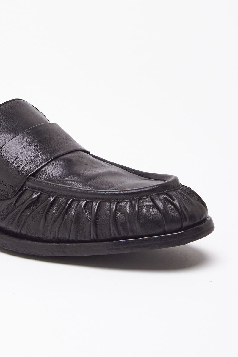 Mocassini SOUND/008W in pelle nero uomo Officine creative - 5