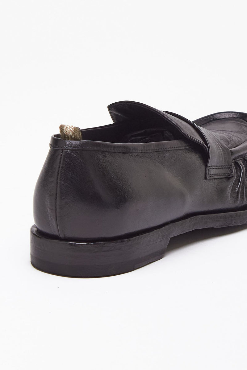Mocassini SOUND/008W in pelle nero uomo Officine creative - 7