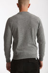 Maglia in lana e cashmere grigio uomo Mauro ottaviani - 4