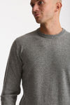 Maglia in lana e cashmere grigio uomo Mauro ottaviani - 5