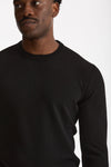 Maglia in lana e cashmere nero uomo Mauro ottaviani - 5