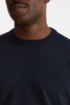 Maglia in lana e cashmere blu uomo Mauro ottaviani - 5