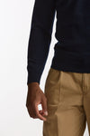 Maglia in lana e cashmere blu uomo Mauro ottaviani - 6