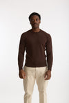 Maglia in lana e cashmere marrone uomo Mauro ottaviani - 2