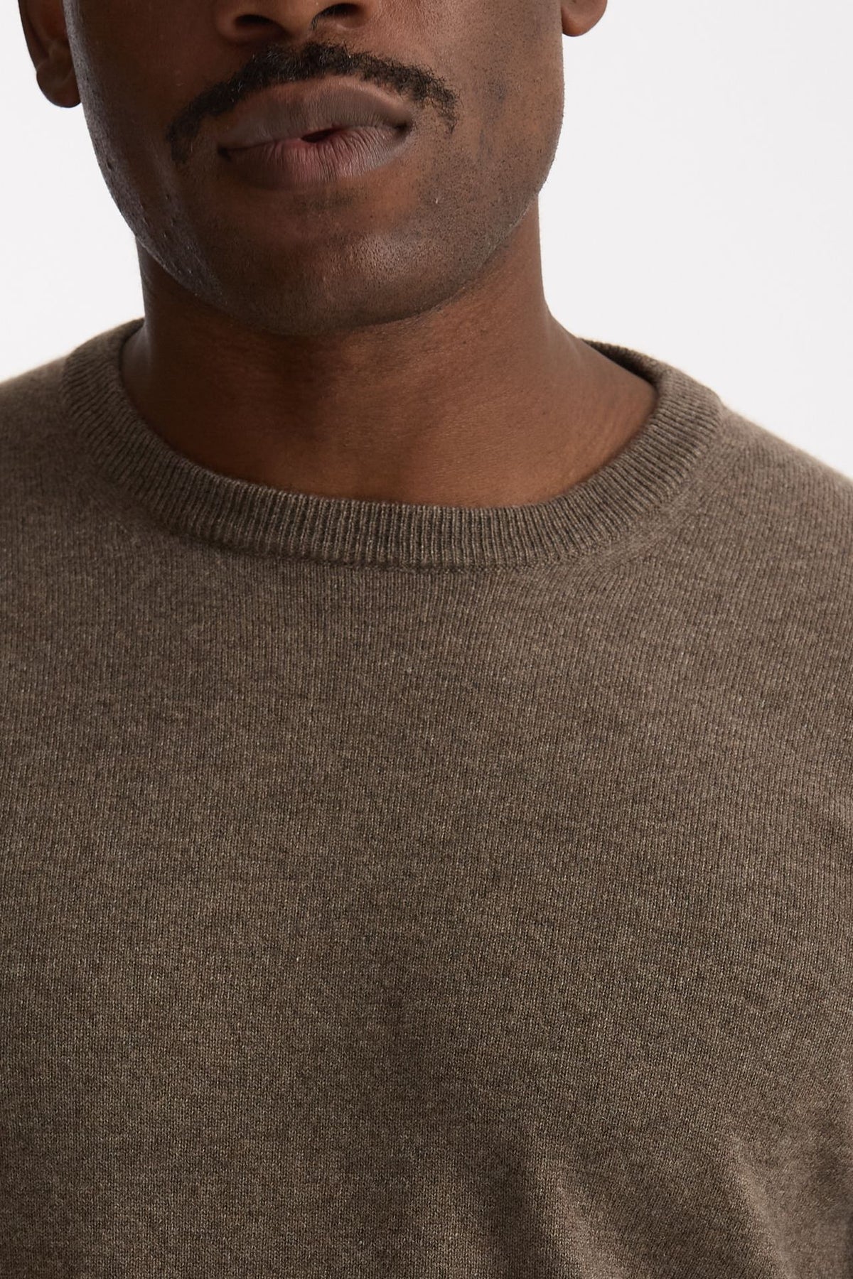 Maglia in cashmere nocciola uomo Mauro ottaviani - 5