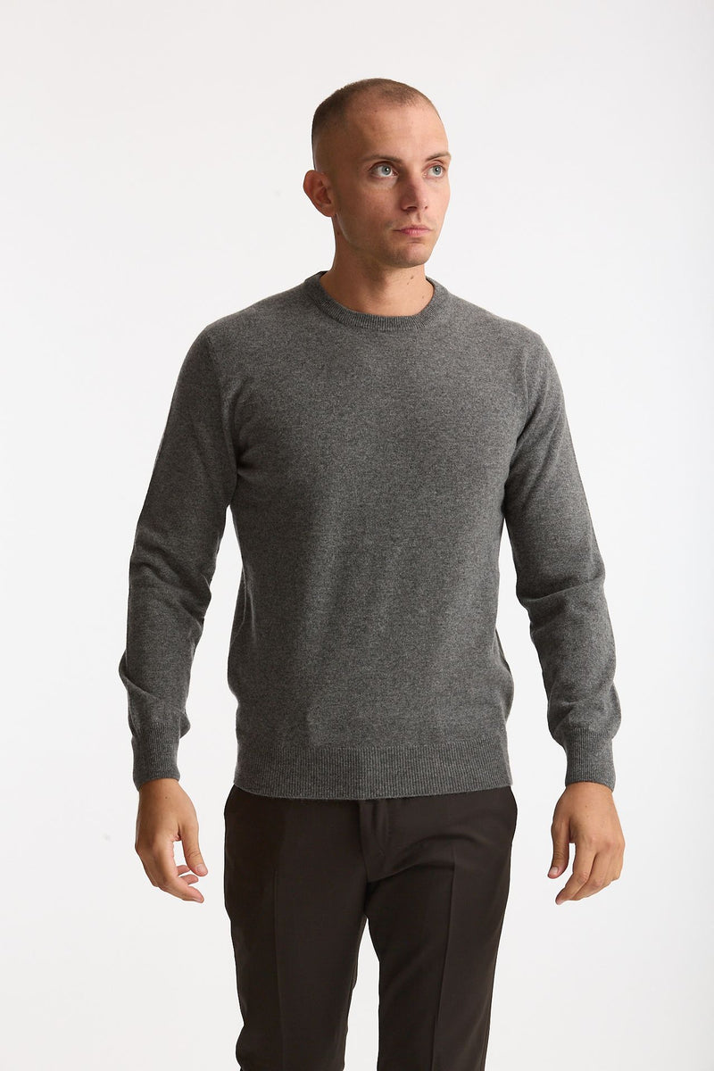 Maglia in cashmere grigio uomo Mauro ottaviani - 1