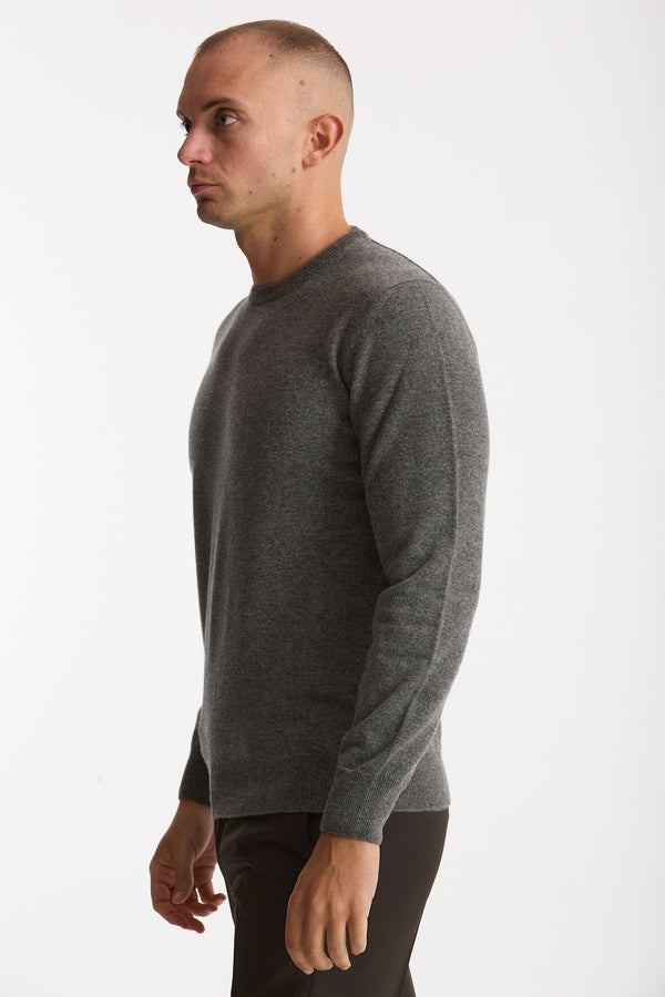 Maglia in cashmere grigio uomo Mauro ottaviani