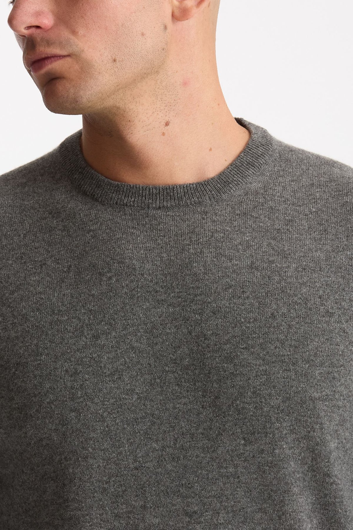Maglia in cashmere grigio uomo Mauro ottaviani - 5