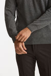 Maglia in cashmere grigio uomo Mauro ottaviani - 6