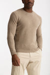 Maglia in cashmere beige uomo Mauro ottaviani - 4