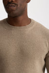 Maglia in cashmere beige uomo Mauro ottaviani - 5