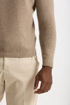 Maglia in cashmere beige uomo Mauro ottaviani - 6