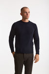 Maglia in cashmere blu uomo Mauro ottaviani - 1