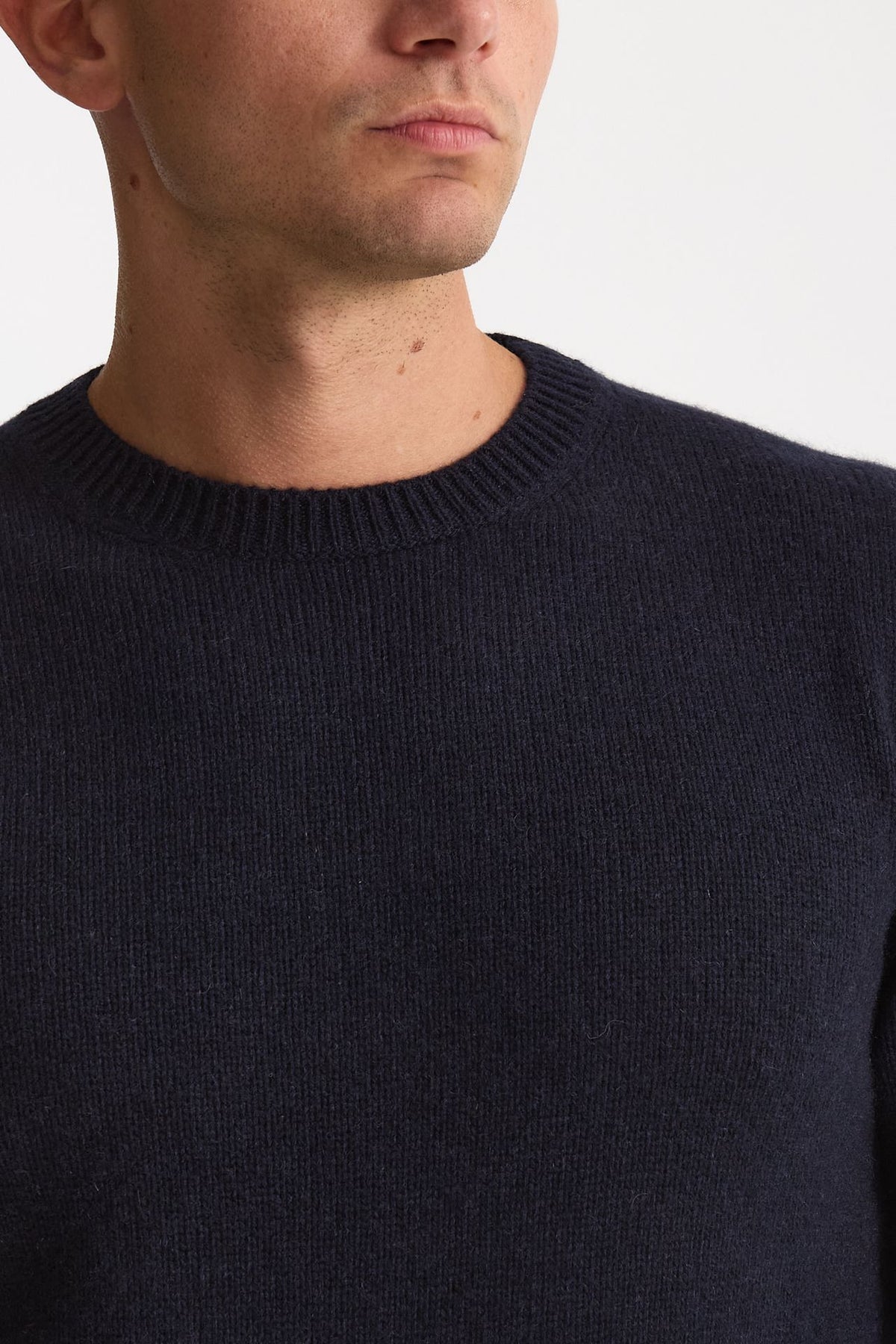 Maglia in cashmere blu uomo Mauro ottaviani - 5