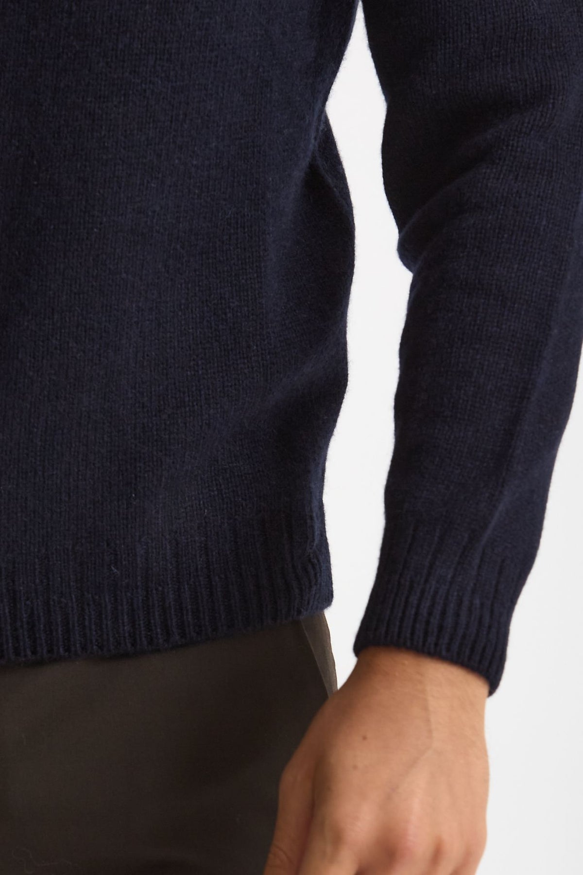Maglia in cashmere blu uomo Mauro ottaviani - 6